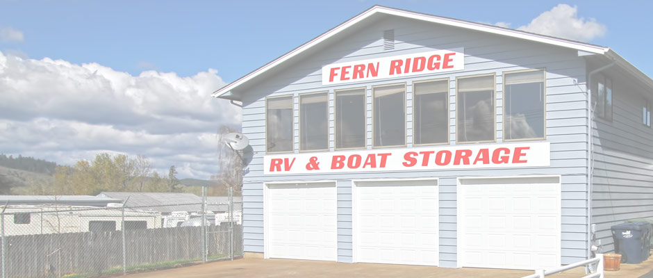 Fern Ridge is your Junction City and Eugene, Oregon Storage Facility of choice for RVs and Boats.